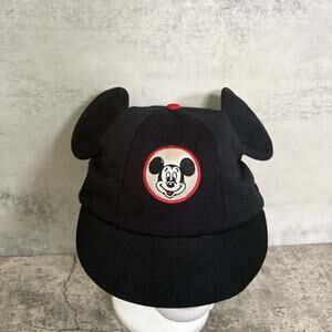 Disney Character Fashions Mickey Mouse Ears Adult Snapback Cap Hat Vintage USA